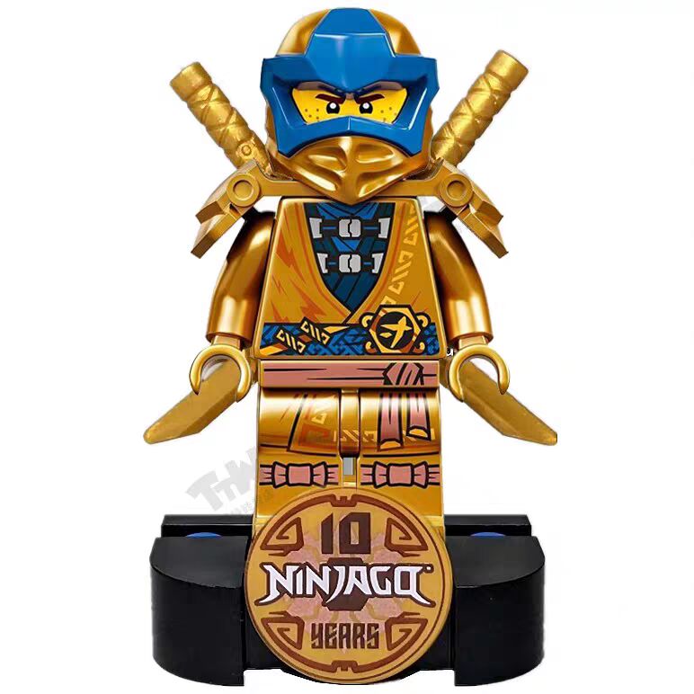 乐高 lego 幻影忍者 人仔 njo634 杰 十周年 71738 含底座 全新