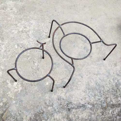 电炉支撑铁架子恭城打油茶锅专用放汤桶蒸锅煤气燃气灶钢筋保护架