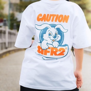 shirt男女款 现货日本FR2柳CAUTION T恤24SS Rabbit 短袖