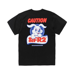 shirt男女款 现货日本FR2原宿CAUTION T恤24SS Rabbit 短袖