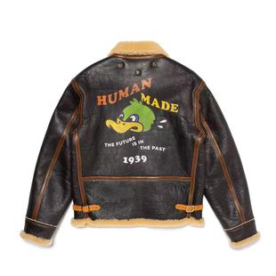 MOUTON 日本代购 MADE 军事Style羊皮飞行员夾克 HUMAN JACKET