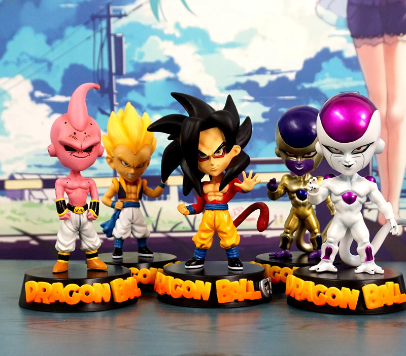 七龙珠超级赛亚人弗利萨孙悟空悟天克斯 人布欧 盒装手办摆件模型