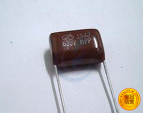全新正品CBB22电容154J630V 0.15UF630V 150NF630V J=5% 间距15mm