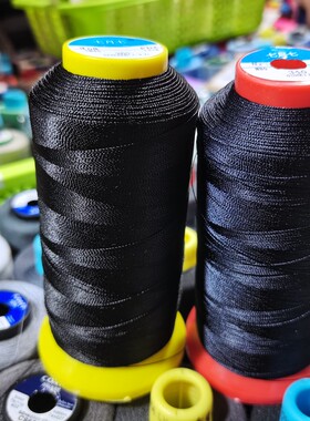 七月七弹力缝纫线面线 一个黑色SN40 黑宝蓝N80做弹力面料紧身服