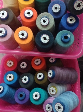 1AE进口线402缝纫线tex24韧性好细线常用线号多色尾货28包邮tex27