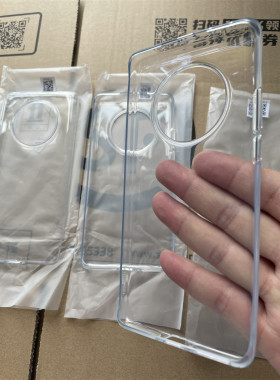 适用华为Mate40Pro官方同款手机壳mate60透明自带配机拆机壳mate50清水壳mate50pro保护套mate40pro+软壳