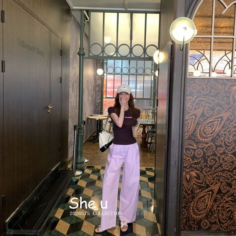 广州十三行女装休闲简约风印花
