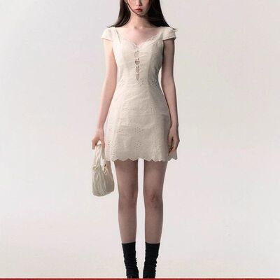 OAKMOO优雅天丝不规则裙夏季女士
