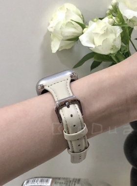 适用iwatch11表带苹果真皮表带applewatch表带s109876se女iWatch