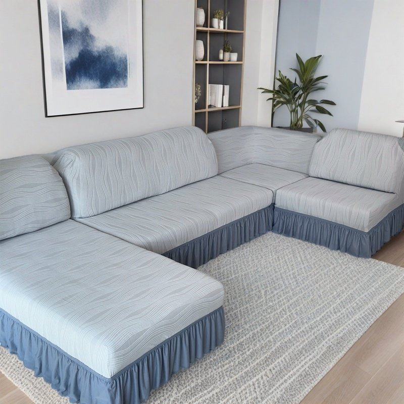 四季通用U型沙发套罩全套无扶手全包一体式加厚贵妃组合新款,居家布艺,沙发套,淘宝优惠券,粉丝福利购,淘宝优惠卷