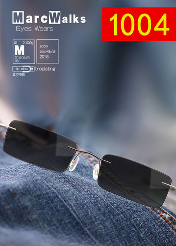 纯钛偏光男女度数方形眼镜框架