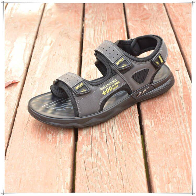 夏季凉鞋2023新款男士软底户外沙滩鞋流行休闲百搭潮鞋凉拖鞋男鞋