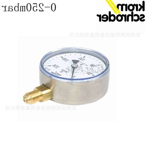 【实物】微压表0-1bar燃气压力表0-100mbar krom schroder价格优