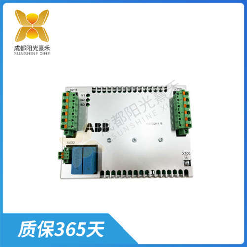 KSD211B 3BHE022455R1101 ABB 可能提供不同电源电平之间的转换