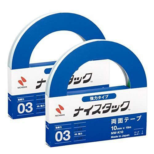 日本米其邦Nichiban 双面胶带 好叠强型 NW-K10 10mmX18m