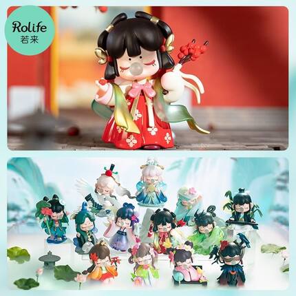 正版rolife若来Nanci囡茜诗词歌赋系列盲盒潮玩公仔玩具礼物手办