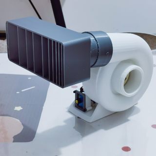 涡轮增压电风扇3D打印图纸