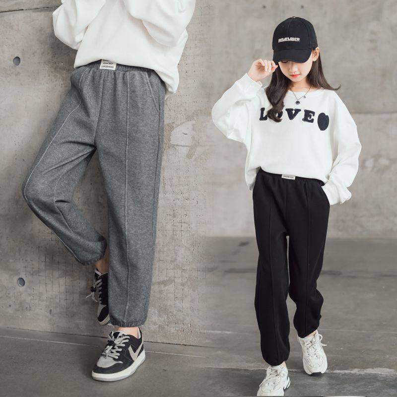 女童运动裤春秋新款百搭儿童休闲卫裤长裤中大童舒适宽松束脚裤子,童装/婴儿装/亲子装,运动裤卫裤,淘宝优惠券,粉丝福利购,淘宝优惠卷