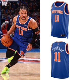 酷动城正品耐克布伦森尼克斯24-25标志版SW球迷版球衣DN2015-498