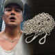 smith纯银细角项链diy余文乐同款 三沐高桥吾郎风格 Larry 银链子
