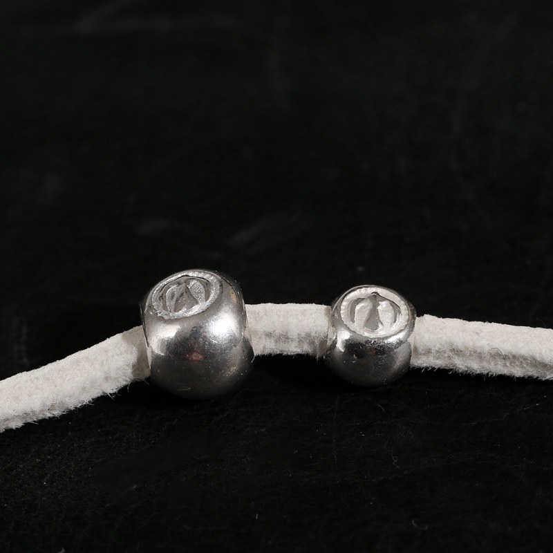 三沐高桥吾郎KEN KIKUCHI菊地健 鹰戳 实心银珠 925纯银散珠羽毛