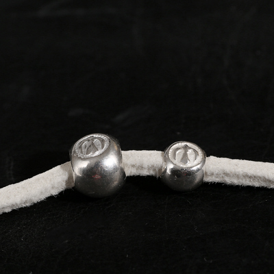 三沐高桥吾郎KEN KIKUCHI菊地健 鹰戳 实心银珠 925纯银散珠羽毛