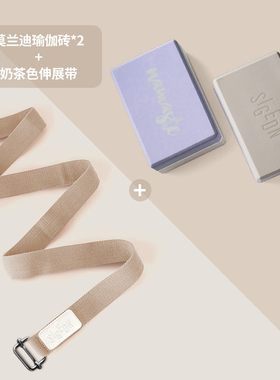 SIGEDN纯色EVA瑜伽砖初学者女高密度舞蹈练功辅助工具压腿泡沫砖