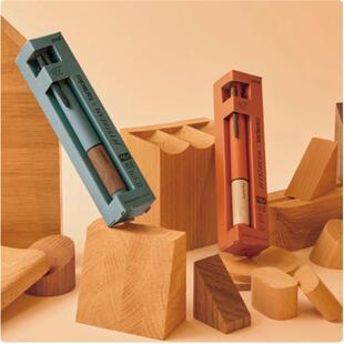 日本uni三菱jetstream限定联名karimoku木柄4+1多机能笔