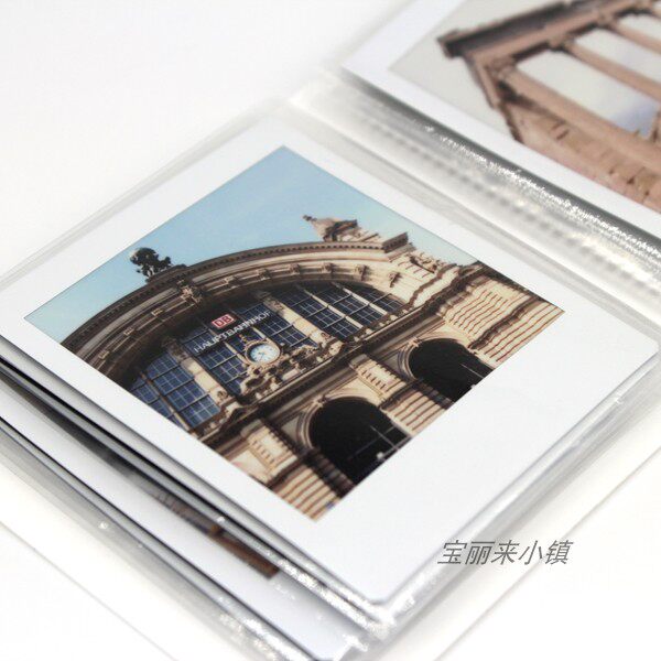 FUJI SQ SQUARE ALBUM SQ SERIES SPECIAL SQUARE ALBUM WIDE WIDE 300 SERIES SET OF 2 SMALL BOOKS 48 SHEETS