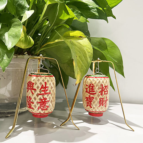 潮汕迷你小灯笼三脚架生日礼物新婚送礼中秋元宵节日定制摆件