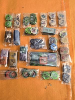 勃艮第城堡豪华版桌游补件六角片四角片亚克力token指示物高精度