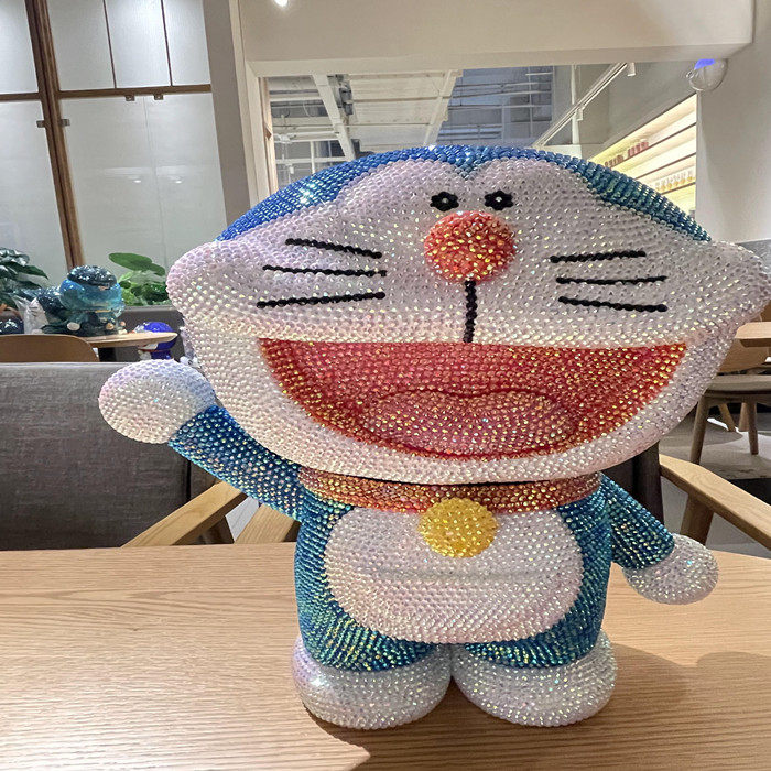 超大号机器猫存钱罐镶钻叮当猫