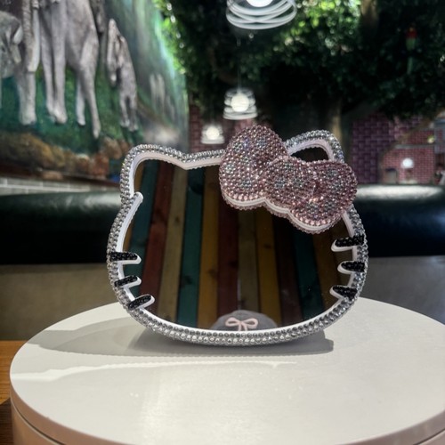 手工贴钻卡通哈喽KT台镜少女DIY