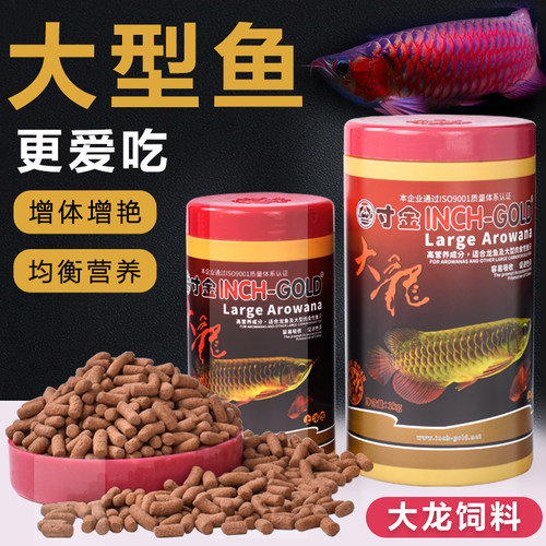 寸金龙鱼饲料专用食银