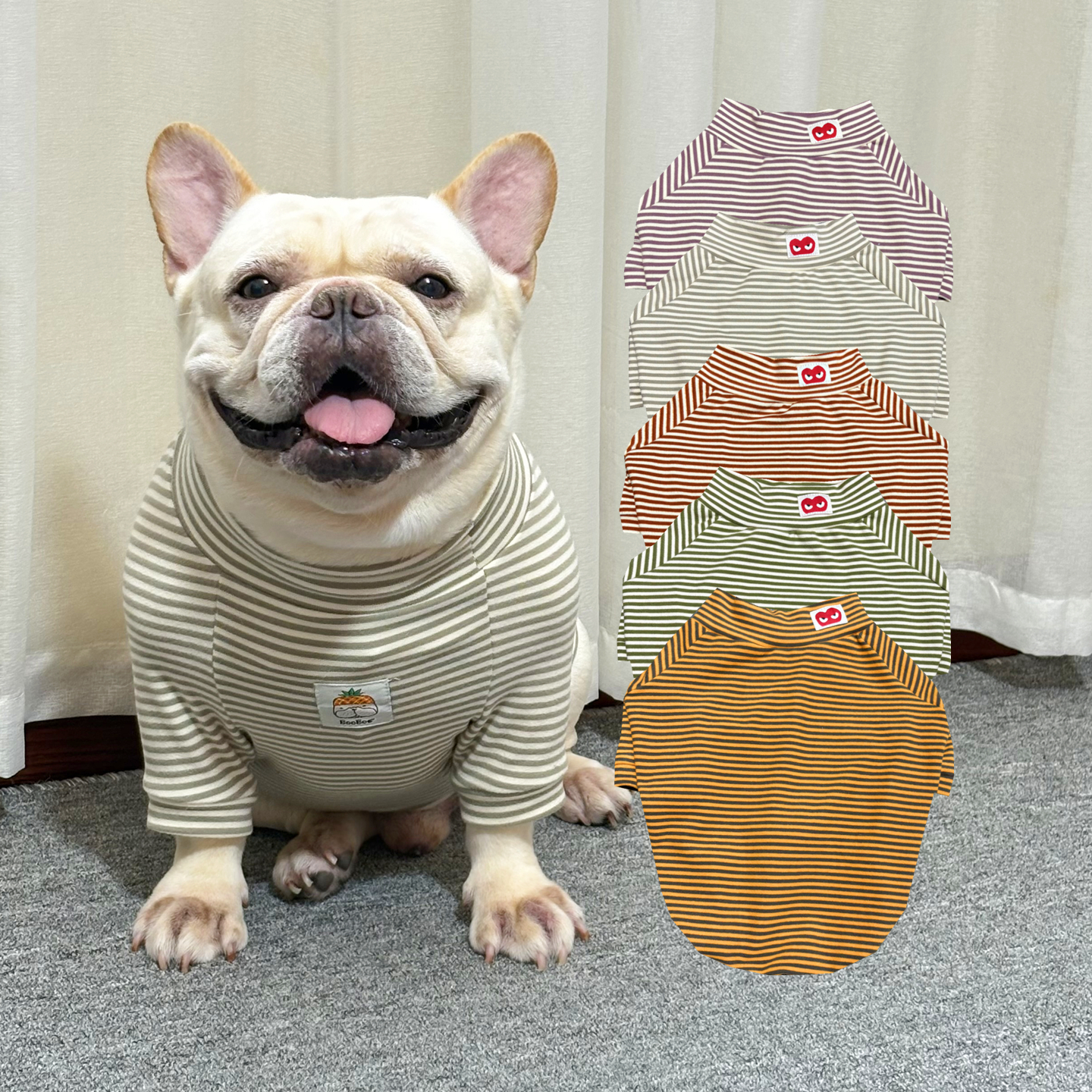 法斗巴哥犬秋冬打底衫狗狗衣服