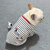 法斗衣服秋冬纯棉弹力T恤加厚雪纳瑞巴哥犬斗牛犬宠物狗狗打底衫