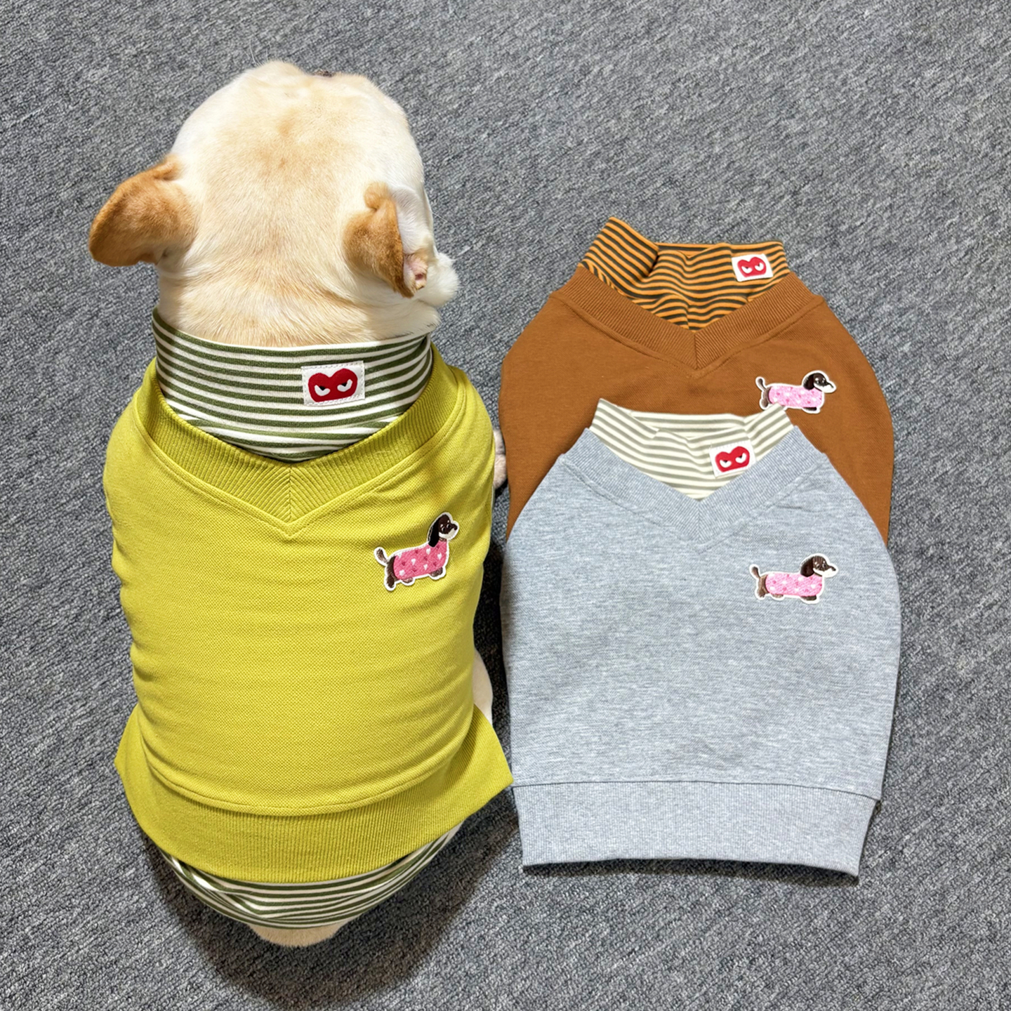 法斗巴哥犬加厚马甲背心狗狗衣服