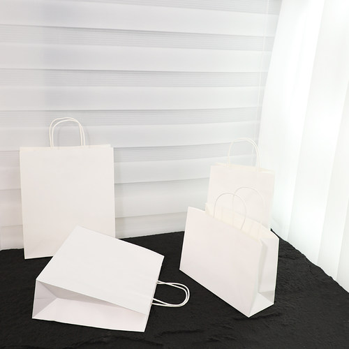 加厚涂鸦白牛皮纸袋广告毕业设计