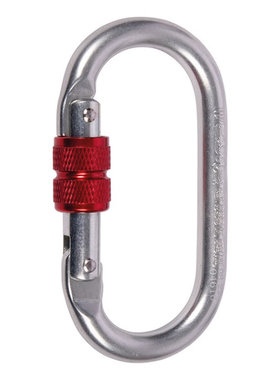 CAMP 0981 Oval Lock登山救援O形丝扣钢锁O型手动主锁钢制安全钩