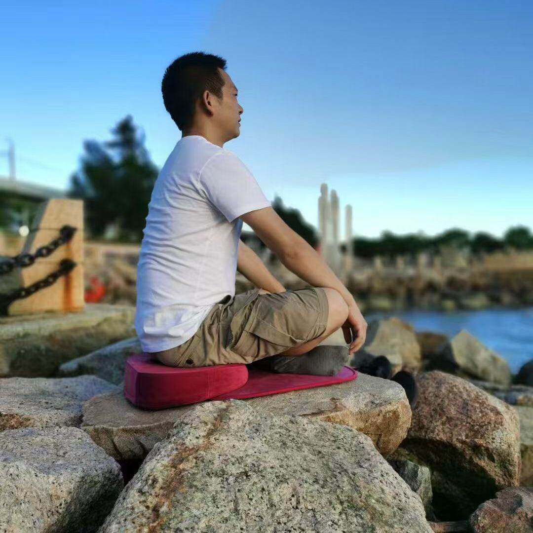 大白牛车蒲团坐垫打坐禅修垫地
