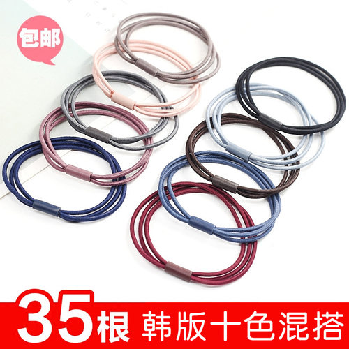 韩国小清新简约批发橡皮筋