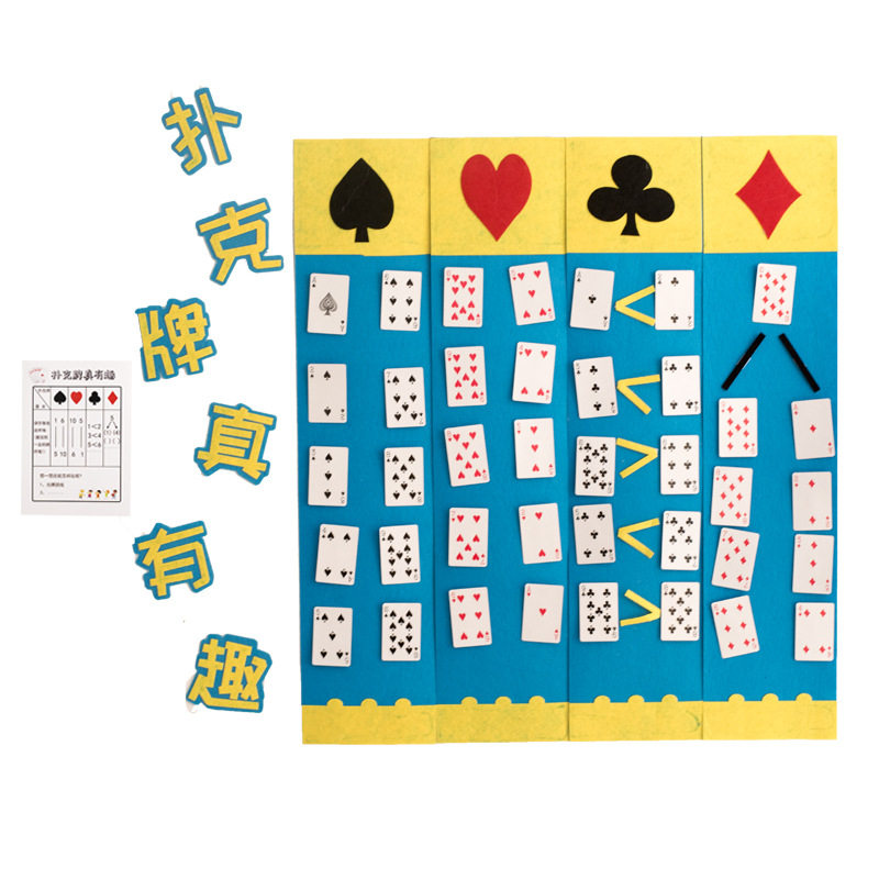 幼儿园区角材料中大班数学区游戏玩教具环创益智投放自制