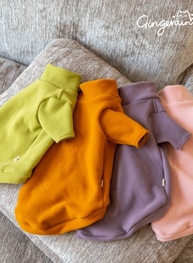 GINGERAIN 加厚300克重打底衫无毛猫德文猫衣服耐脏内衣