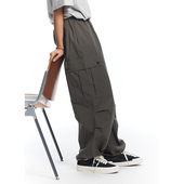 U点多口袋工装 裤 复古宽松阔腿束脚裤 UHUZZ 百搭直筒休闲长裤 男女