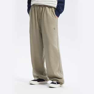 休闲长裤 男女抽绳可调节束脚裤 24AW无糖廓形宽松运动棉卫裤 UHUZZ