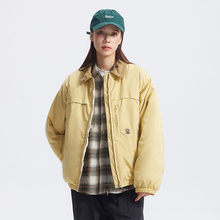 UHUZZ 24AW温层棉服翻领夹克宽松廓形休闲保暖外套男女情侣棉衣冬