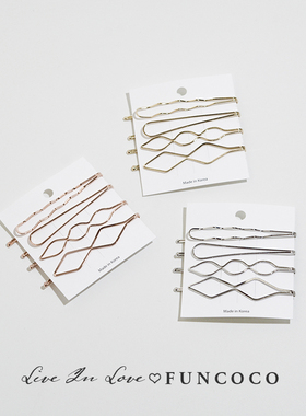 韩国进口碎发一字夹小发夹刘海夹子边夹韩国气质简约发卡头发饰女