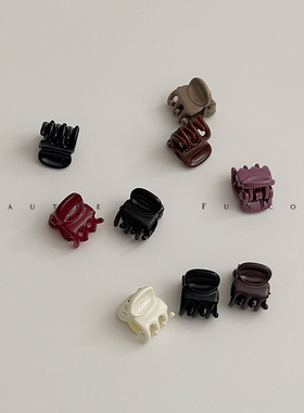 FUNCOCO｜巨巨巨迷你小号~韩国进口碎发抓夹儿童前额豆豆小发夹子