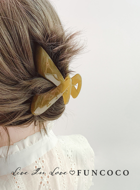 韩国进口网红鲨鱼发夹抓夹大号夏2024年新款后脑勺发卡头饰抓卡女