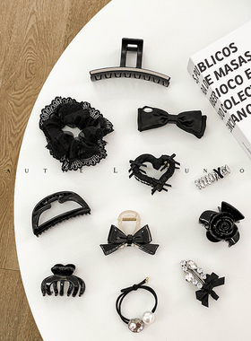 低调高级の黑色系｜禁欲清冷感发饰合集 FUNCOCO范可可独立设计师